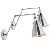 Rover 7" Adjustable Arm Metal LED Wall Sconce