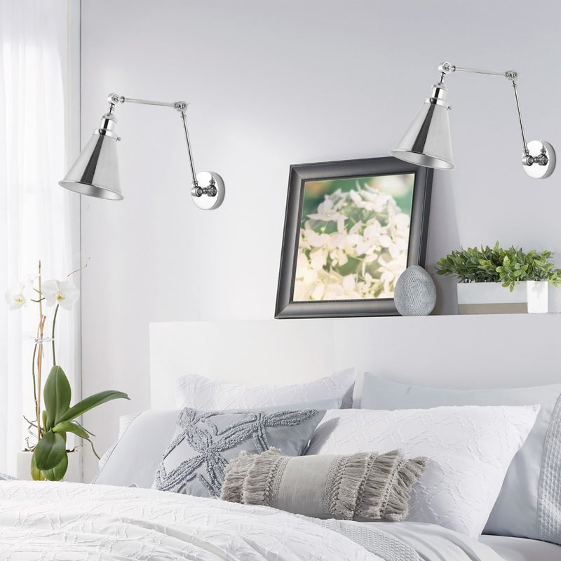 Rover 7" Adjustable Arm Metal LED Wall Sconce