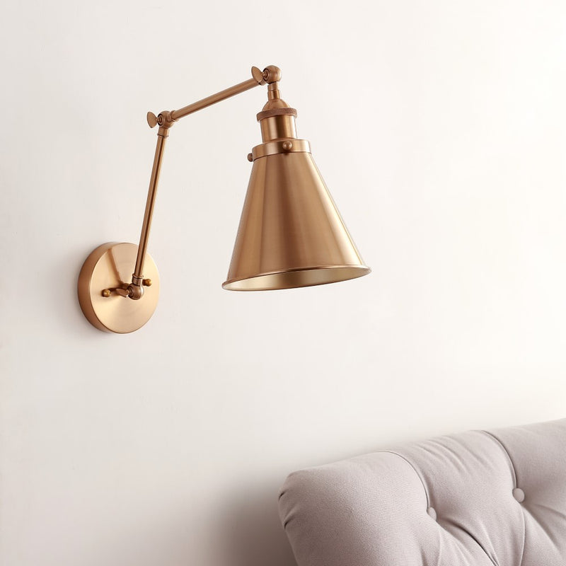 Rover 7" Adjustable Arm Metal LED Wall Sconce