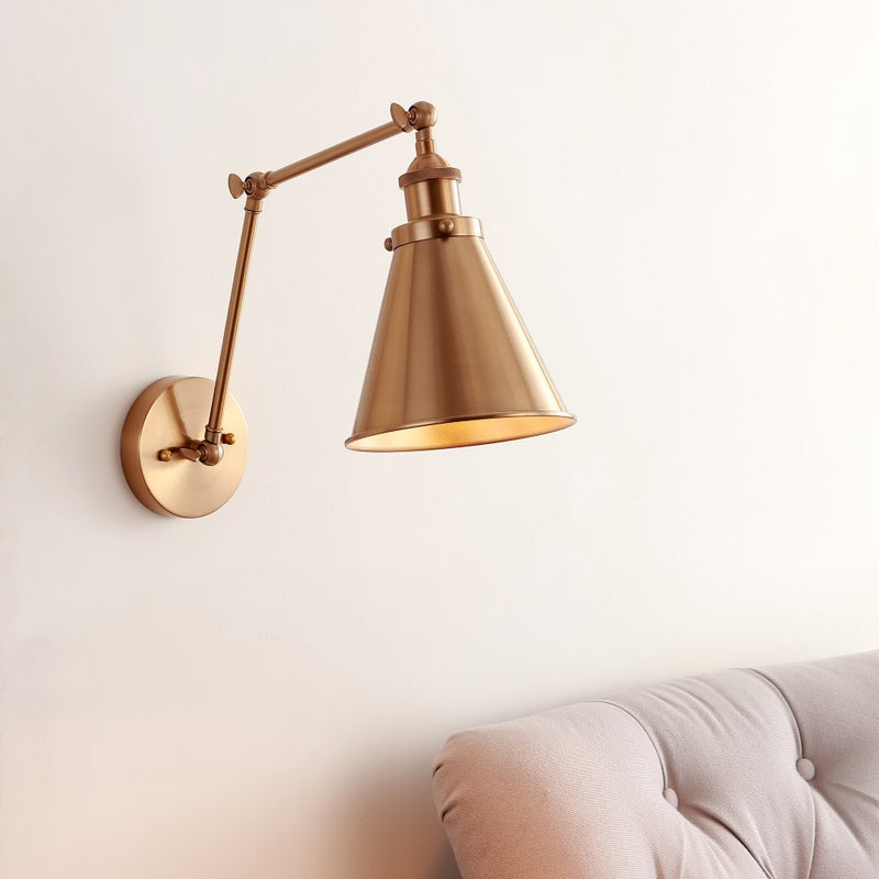 Rover 7" Adjustable Arm Metal LED Wall Sconce