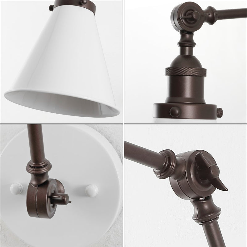 Rover 7" Adjustable Arm Metal LED Wall Sconce