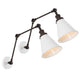 White/Oil Rubbed Bronze (Set of 2)