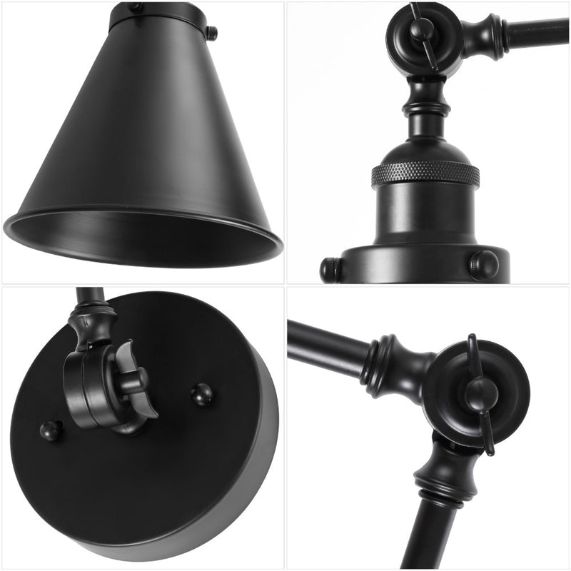 Rover 7" Adjustable Arm Metal LED Wall Sconce