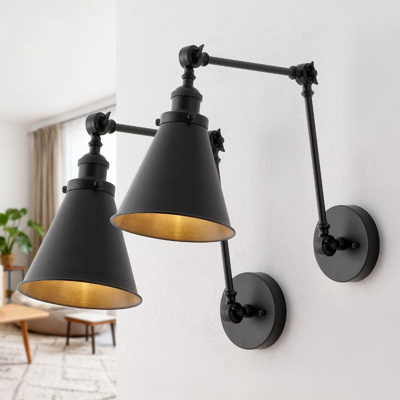 Rover 7" Adjustable Arm Metal LED Wall Sconce
