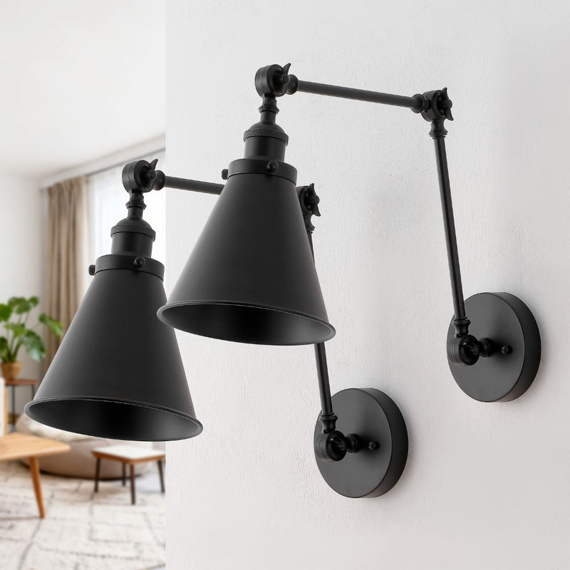 Rover 7" Adjustable Arm Metal LED Wall Sconce