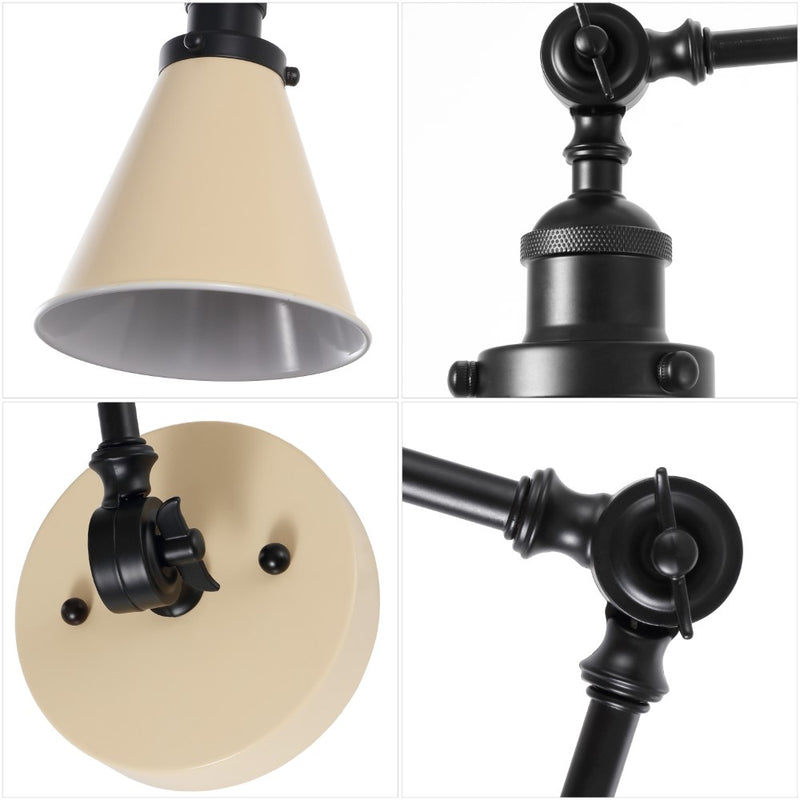 Rover 7" Adjustable Arm Metal LED Wall Sconce
