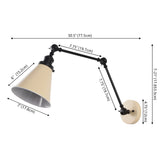 Rover 7" Adjustable Arm Metal LED Wall Sconce