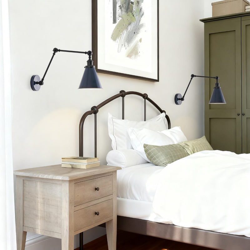 Rover 7" Adjustable Arm Metal LED Wall Sconce