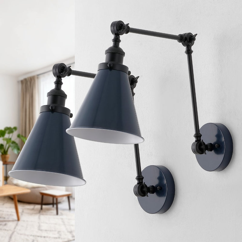 Rover 7" Adjustable Arm Metal LED Wall Sconce