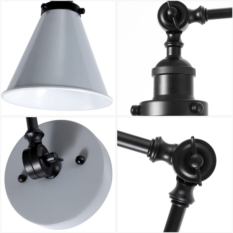 Rover 7" Adjustable Arm Metal LED Wall Sconce