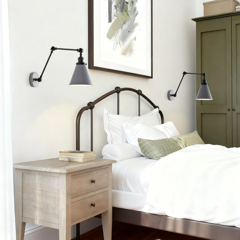 Rover 7" Adjustable Arm Metal LED Wall Sconce