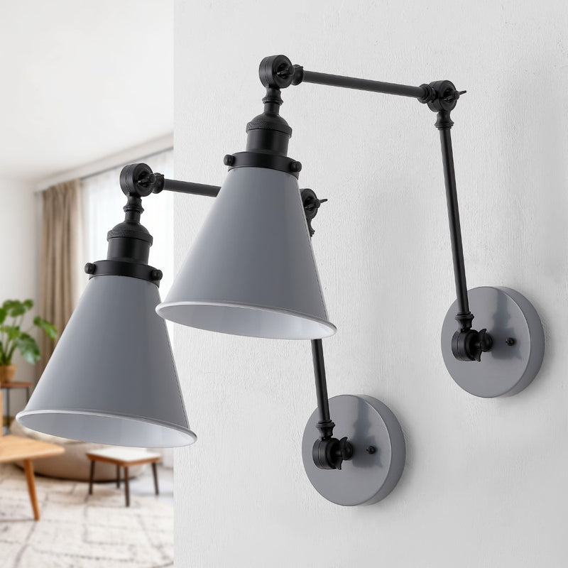 Rover 7" Adjustable Arm Metal LED Wall Sconce