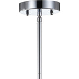 Avah Metal/Crystal Adjustable LED Drop Chandelier - JONATHAN Y