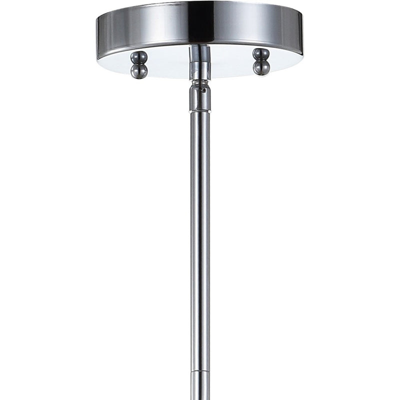 Avah Metal/Crystal Adjustable LED Drop Chandelier - JONATHAN Y
