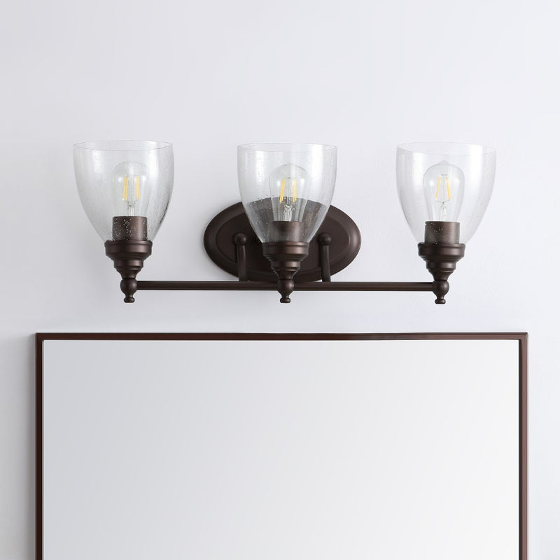 Marais Metal/Glass LED Vanity - JONATHAN Y