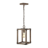 Magnolia 8.13" Adjustable Iron Rustic Farmhouse LED Pendant - JONATHAN Y