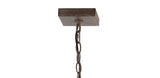 Magnolia Adjustable Iron Rustic Farmhouse LED Pendant - JONATHAN Y