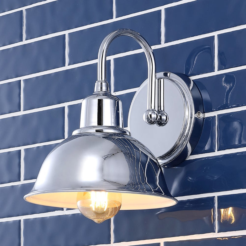 Frisco Farmhouse Industrial Iron LED Vanity - JONATHAN Y