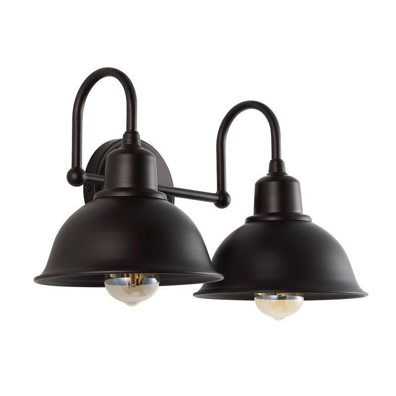 Frisco Farmhouse Industrial Iron LED Vanity - JONATHAN Y
