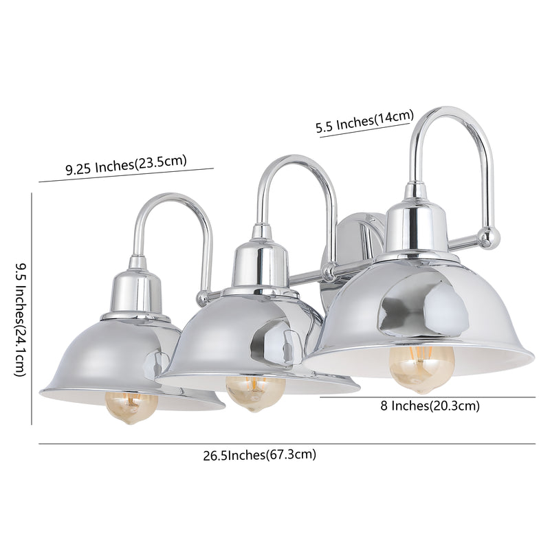 Frisco Farmhouse Industrial Iron LED Vanity
