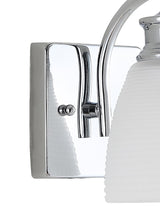 Beverly Metal/Glass Contemporary Modern LED Vanity Light - JONATHAN Y