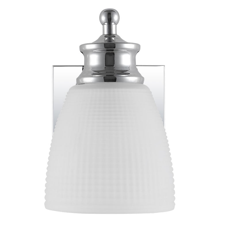 Beverly Metal/Glass Contemporary Modern LED Vanity Light - JONATHAN Y