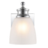 Beverly Metal/Glass Contemporary Modern LED Vanity Light - JONATHAN Y