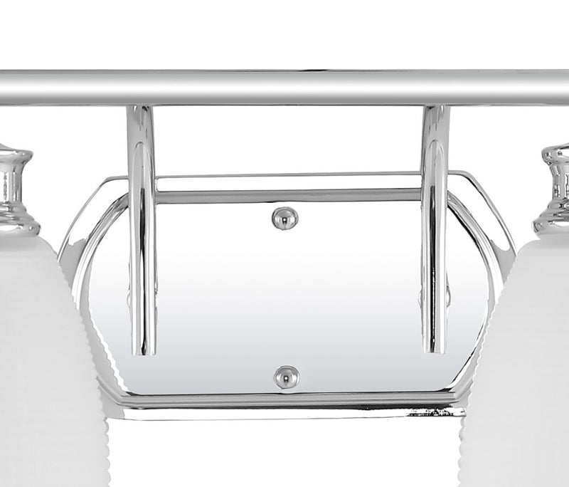 Beverly Metal/Glass Contemporary Modern LED Vanity Light - JONATHAN Y