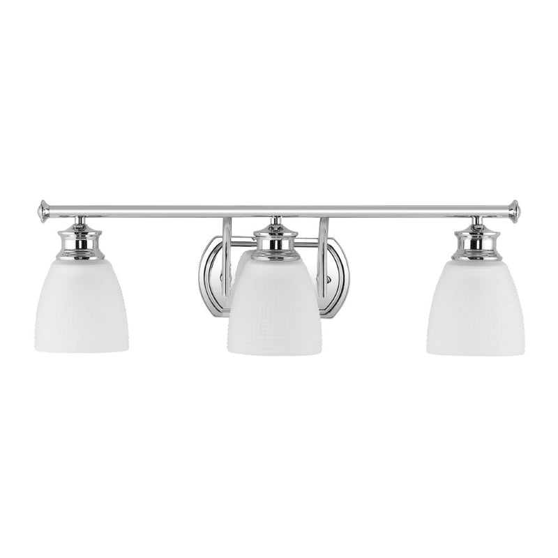 Beverly Metal/Glass Contemporary Modern LED Vanity Light - JONATHAN Y