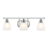 Beverly Metal/Glass Contemporary Modern LED Vanity Light - JONATHAN Y