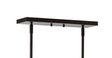 Paysan 35" Linear Adjustable Iron/Seeded Glass Rustic Farmhouse LED Pendant - JONATHAN Y