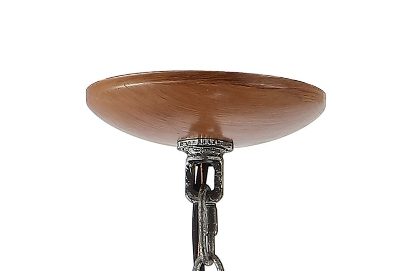 Gaines 16" Adjustable Iron Rustic Industrial LED Pendant - JONATHAN Y