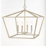 Gatsby 23" Adjustable Iron Rustic Glam LED Pendant - JONATHAN Y