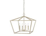 Gatsby 23" Adjustable Iron Rustic Glam LED Pendant - JONATHAN Y