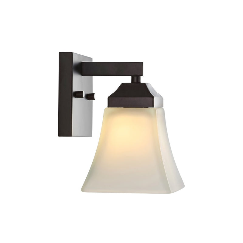 Staunton Iron/Glass Modern Cottage LED Vanity Light - JONATHAN Y