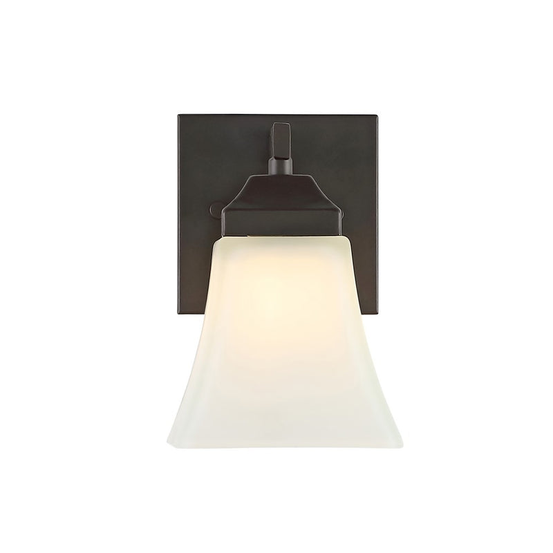 Staunton Iron/Glass Modern Cottage LED Vanity Light - JONATHAN Y