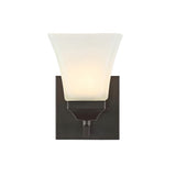 Staunton Iron/Glass Modern Cottage LED Vanity Light - JONATHAN Y