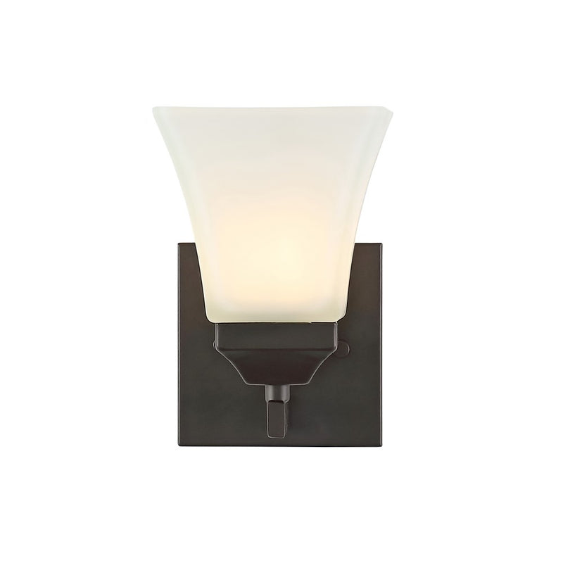 Staunton Iron/Glass Modern Cottage LED Vanity Light - JONATHAN Y