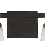 Staunton Iron/Glass Modern Cottage LED Vanity Light - JONATHAN Y