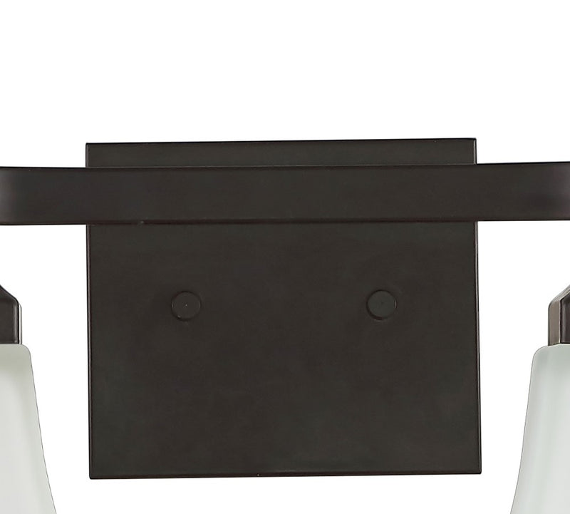 Staunton Iron/Glass Modern Cottage LED Vanity Light - JONATHAN Y