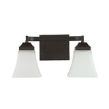 Staunton Iron/Glass Modern Cottage LED Vanity Light - JONATHAN Y