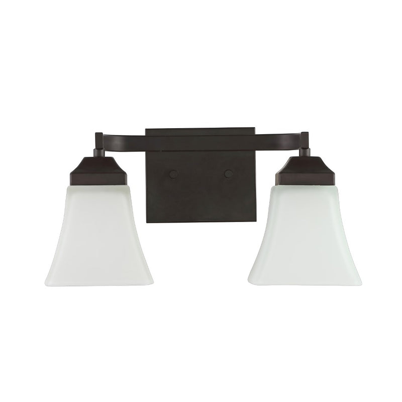 Staunton Iron/Glass Modern Cottage LED Vanity Light - JONATHAN Y