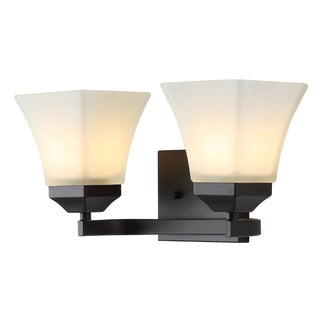 Staunton Iron/Glass Modern Cottage LED Vanity Light - JONATHAN Y