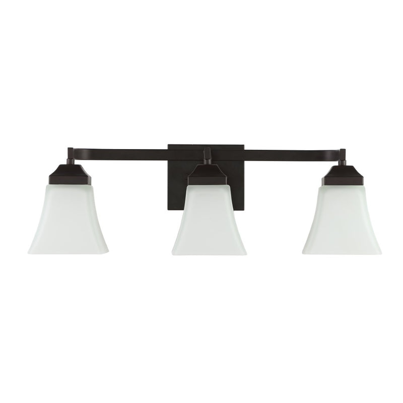 Staunton Iron/Glass Modern Cottage LED Vanity Light