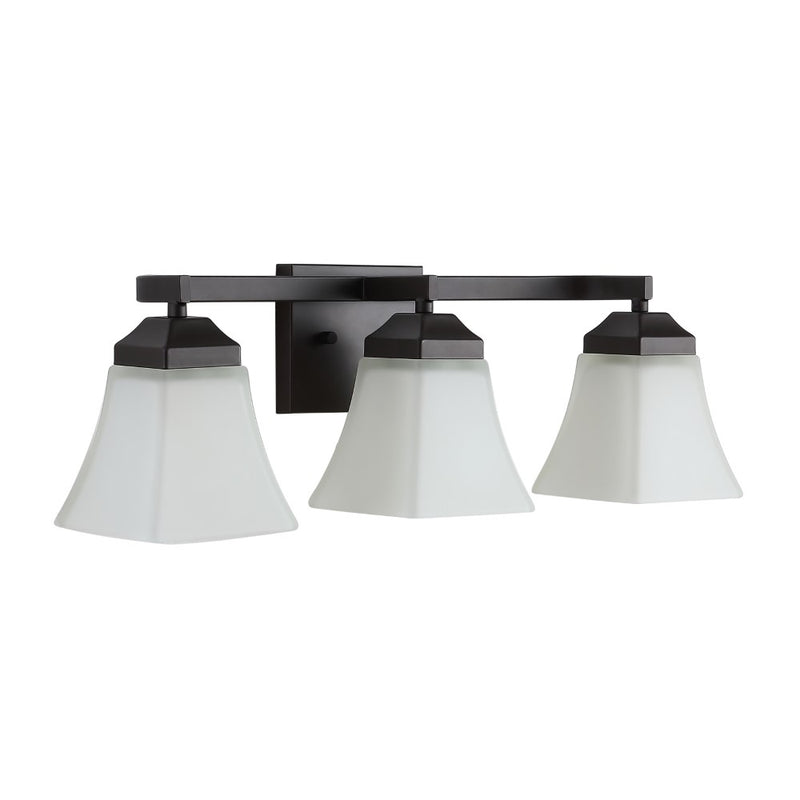 Staunton Iron/Glass Modern Cottage LED Vanity Light