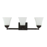 Staunton Iron/Glass Modern Cottage LED Vanity Light