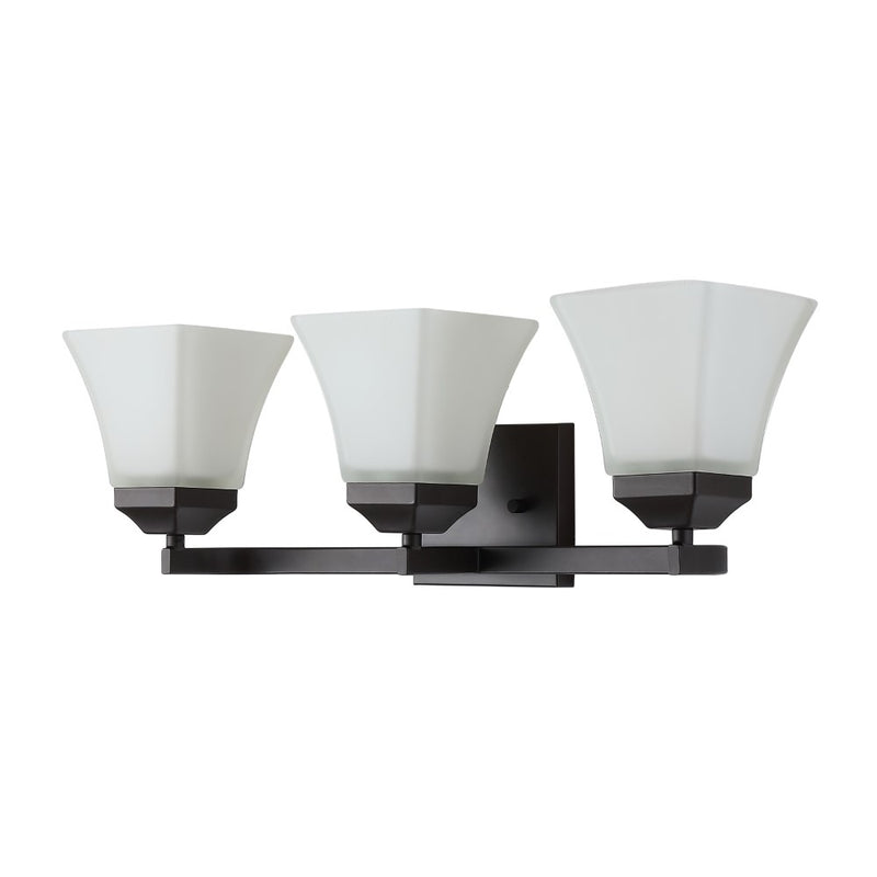 Staunton Iron/Glass Modern Cottage LED Vanity Light