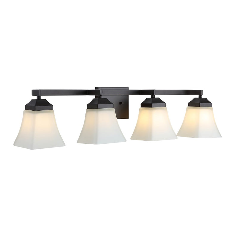 Staunton Iron/Glass Modern Cottage LED Vanity Light