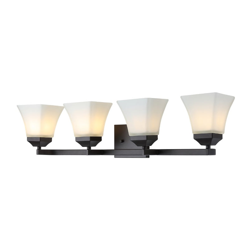 Staunton Iron/Glass Modern Cottage LED Vanity Light
