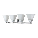 Staunton Iron/Glass Modern Cottage LED Vanity Light